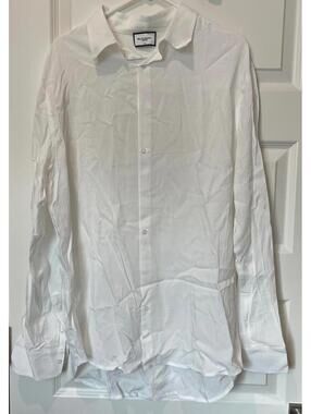 Runaway Men's White Button-Up Shirt Medium